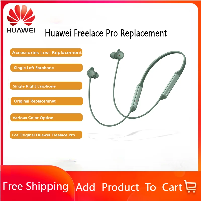 

HUAWEI FreeLace Pro Wireless Neckband Headphones Lost Replacement Split Single Parts Left Right Earphone