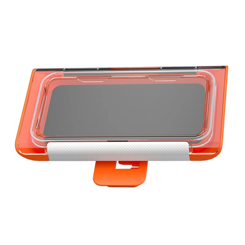 

Phone Holder Bathroom Waterproof Home Wall iPhone Case Stand Box Self-adhesive Touch Screen Phone Shell Shower Sealing Storage