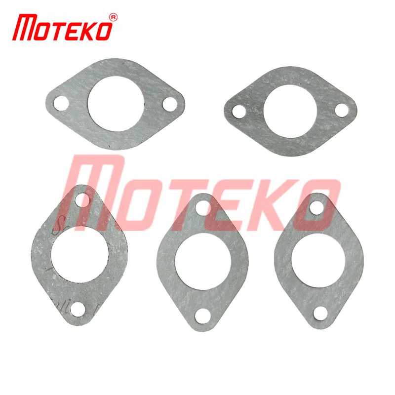 

BX 16120027 C 5 шт. ПРОКЛАДКА БУМАГА ДЛЯ КАРБЮРАТОРА Впускная трубка КОЛЕКТОРНАЯ ТРУБА ДЛЯ GY6 50CC 139QMB СКУТЕР ATV QUAD