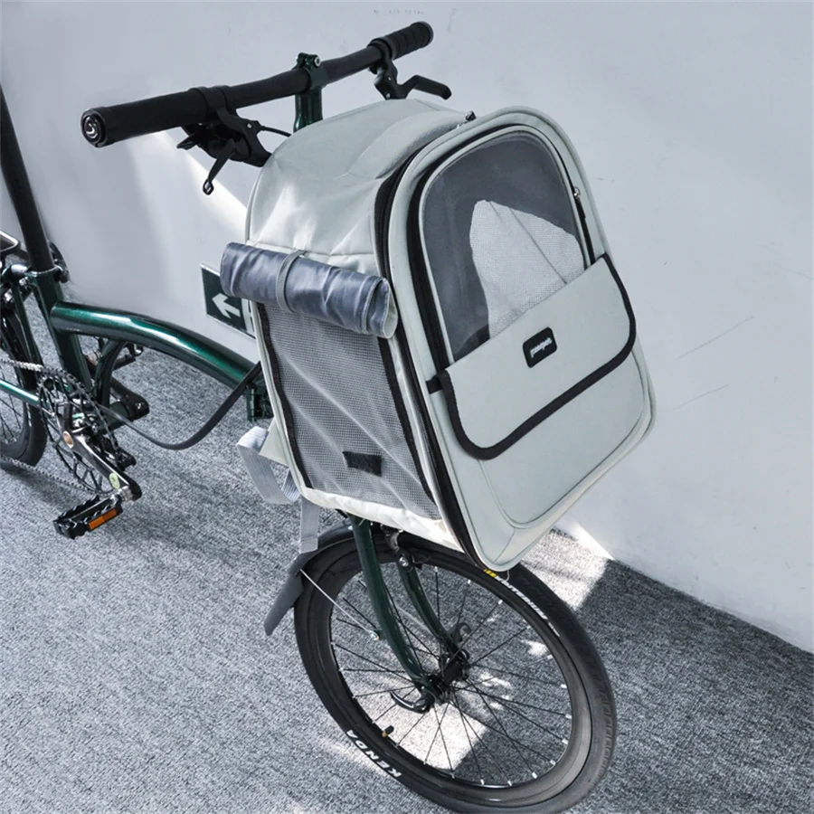 Litepro велосипедная сумка для Brompton двойного назначения домашних животных дышащий