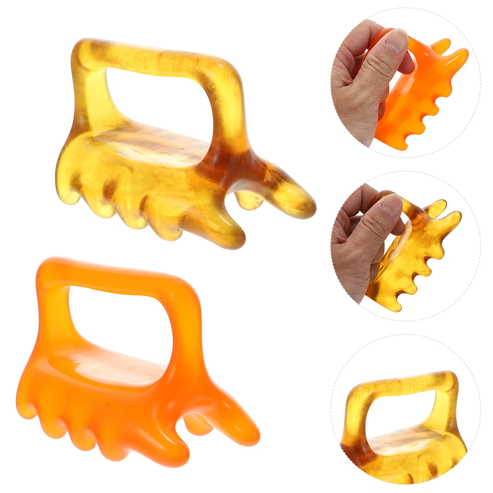 

2pcs Resin Neck Shoulder Back Massagers Guasha Tools for Back Legs Arms Neck Shoulder