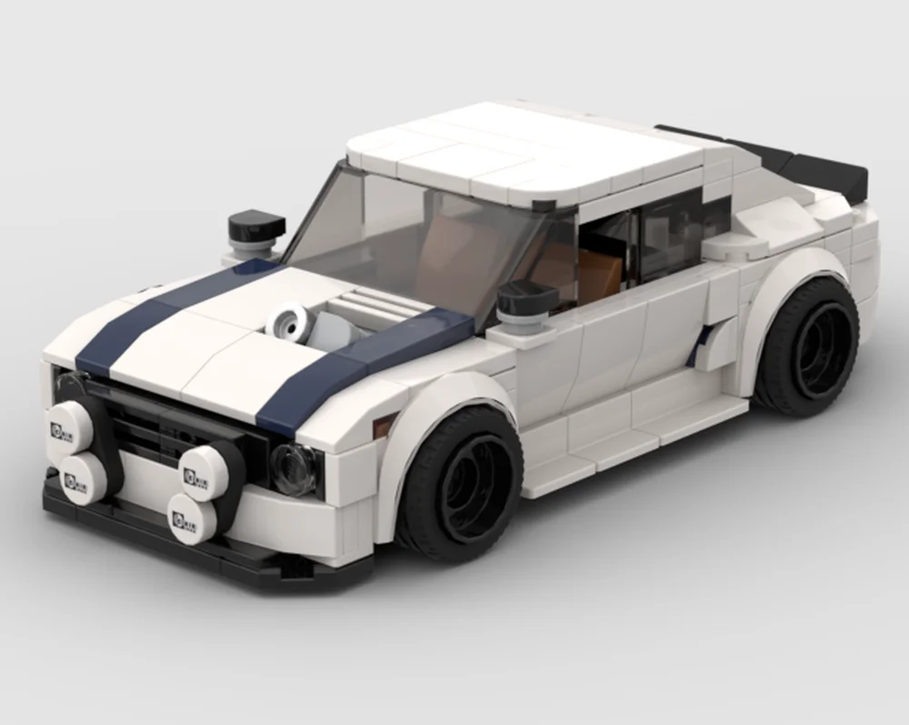 Эскорт Mk2 Ford City Speed Champions Racer Cars Спортивный автомобиль Строительство Moc Блоки