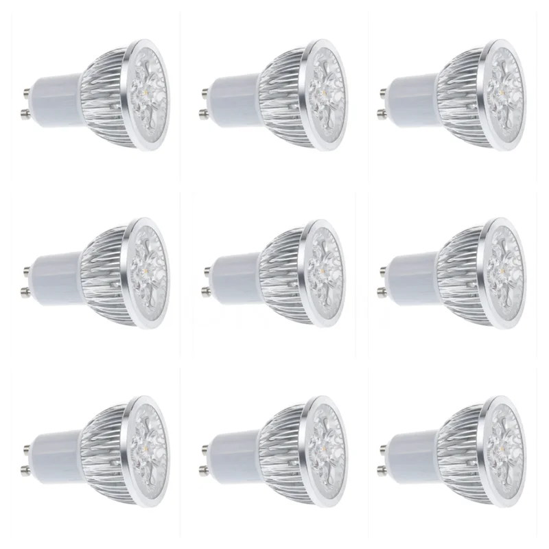 Light 12v 110v 220v Dimmable Gu10 Led Spotlights Red Green Blue Yellow White Led Downlight