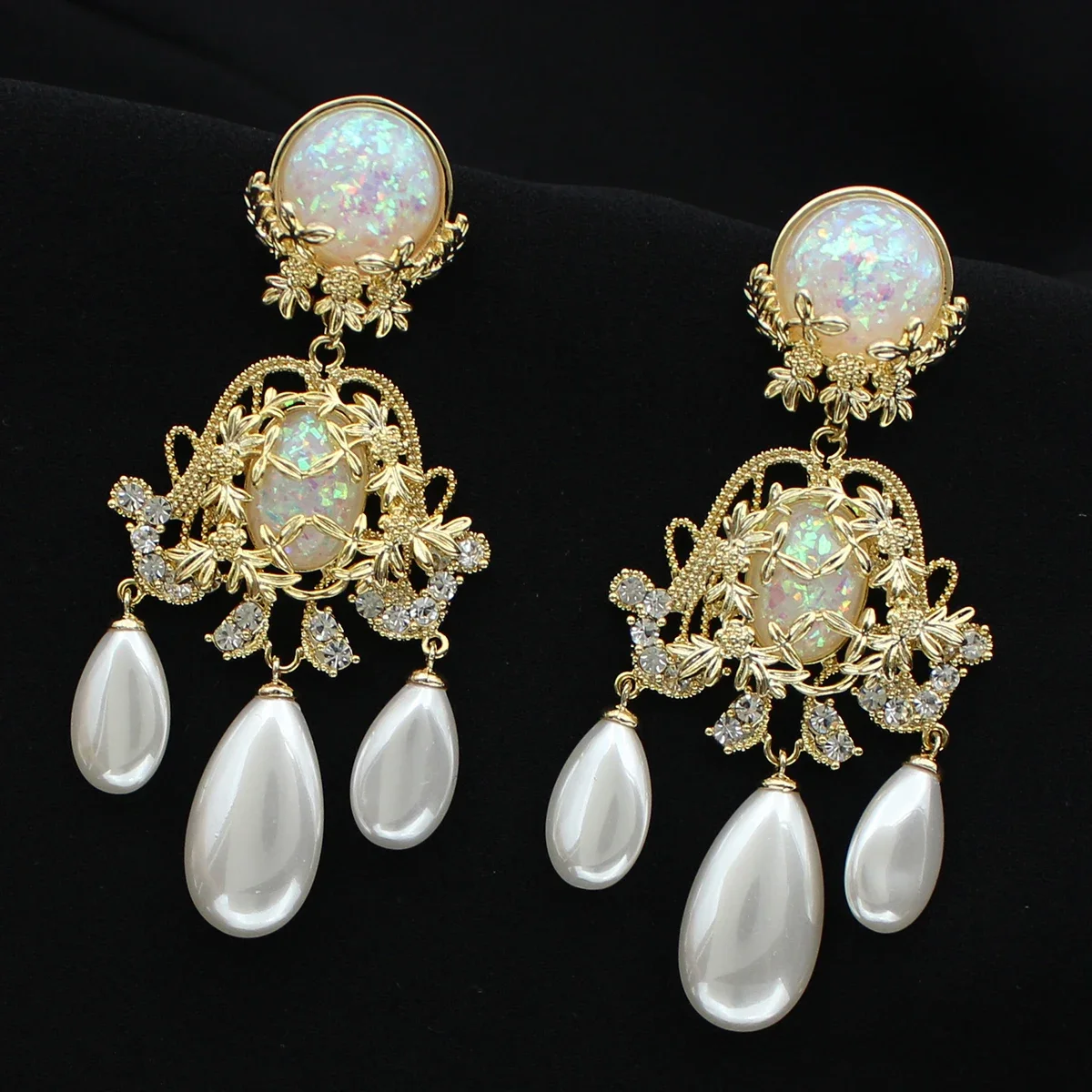 Роскошные ювелирные изделия женские серьги большая Длинная кисточка жемчуг