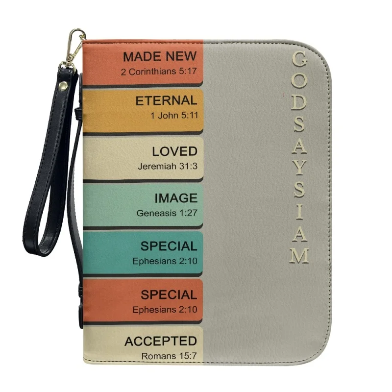 Броня Бога с принтом новый стиль кожаная сумка чехлом для Библии индивидуальный