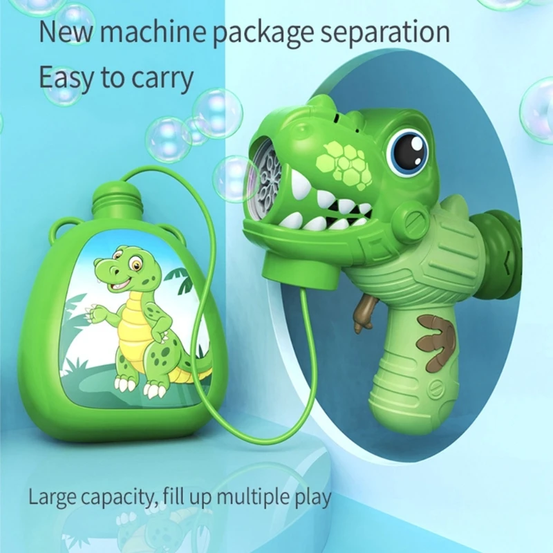 

Party Bubble Machine Toy Dinosaur Shape Electric Baby Toy Girls Boys Kids Adults Pre-kindergarten Teens Bubble Blowing