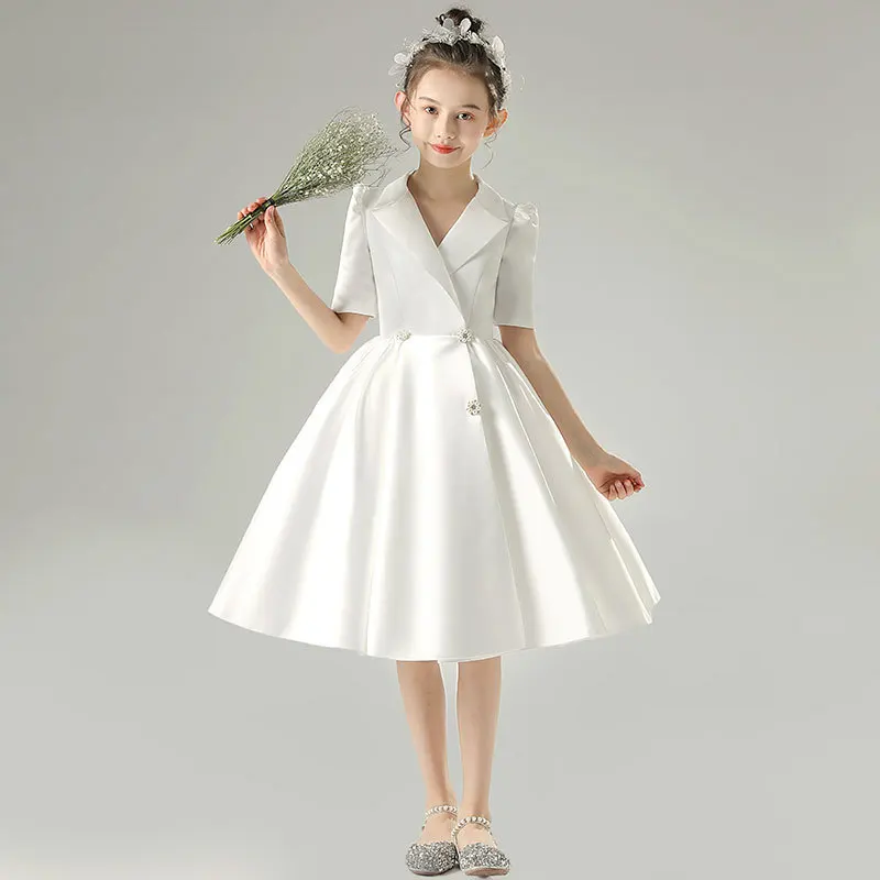 Детское атласное платье Evebridal