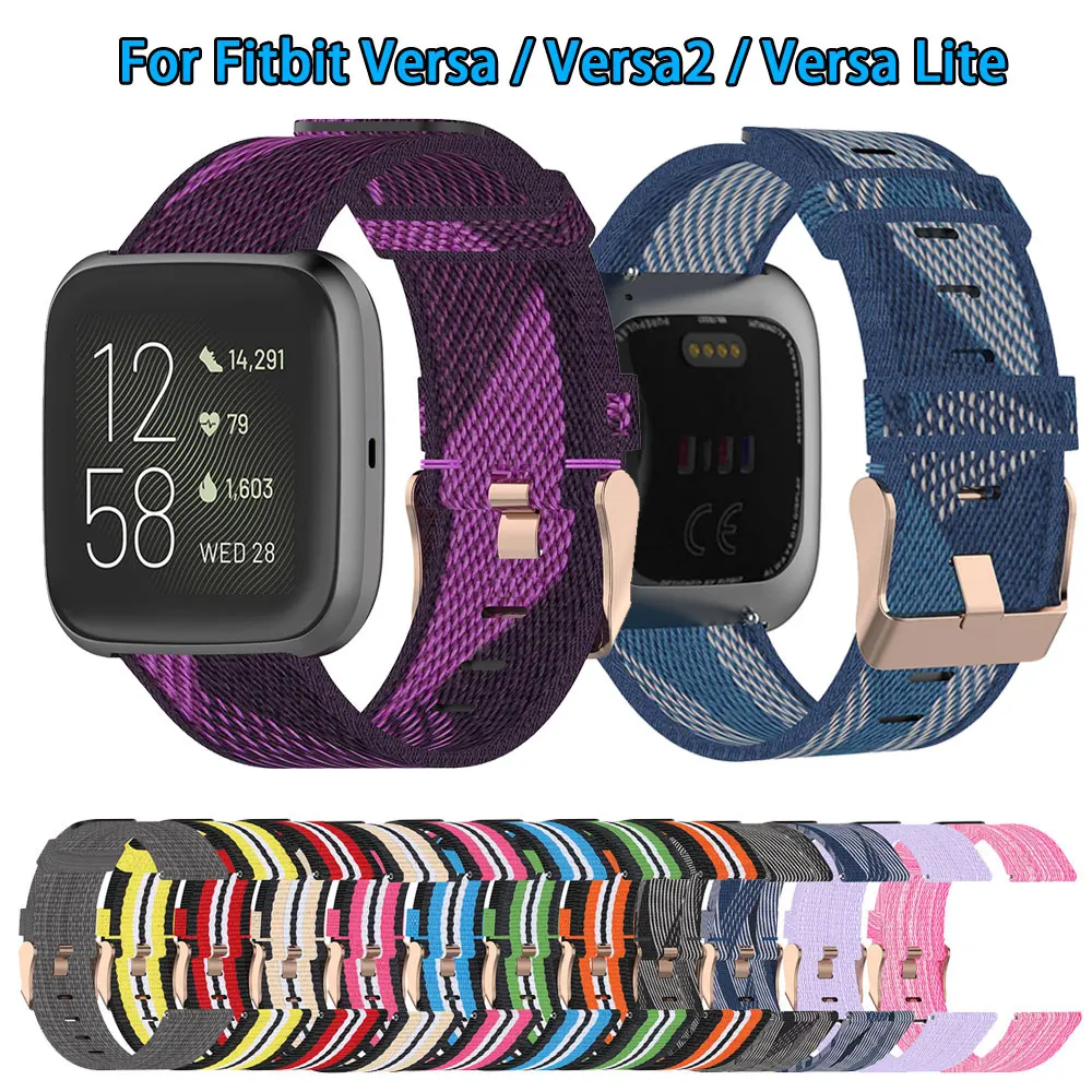 

Ремешок для Fitbit Versa Versa2 Blaze, нейлоновый браслет для умных часов, Воздухопроницаемый браслет для наручных часов, Аксессуары Для Fitbit Versa lite