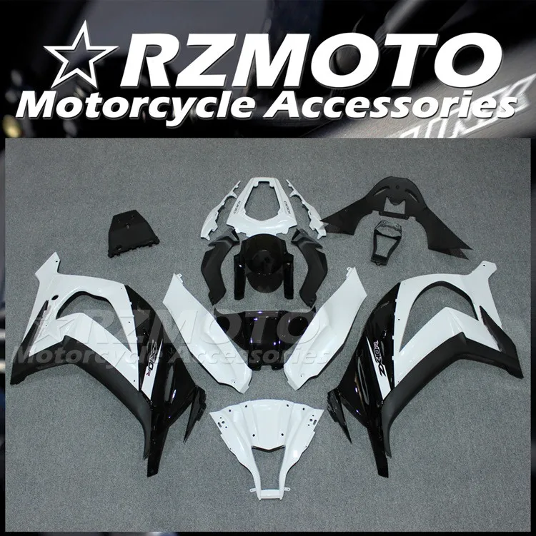 

Новый комплект обтекателей из АБС-пластика под заказ, подходит для kawasaki Ninja ZX-10R ZX10R 2011 2012 2013 2014 2015 11 12 13 14 15, белый, черный
