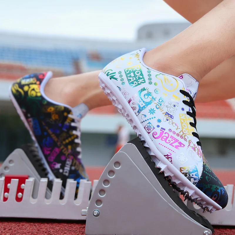 

Мужские и женские кроссовки с шипами для тренировок, профессиональные кроссовки для бега и гонок, размер 35-45