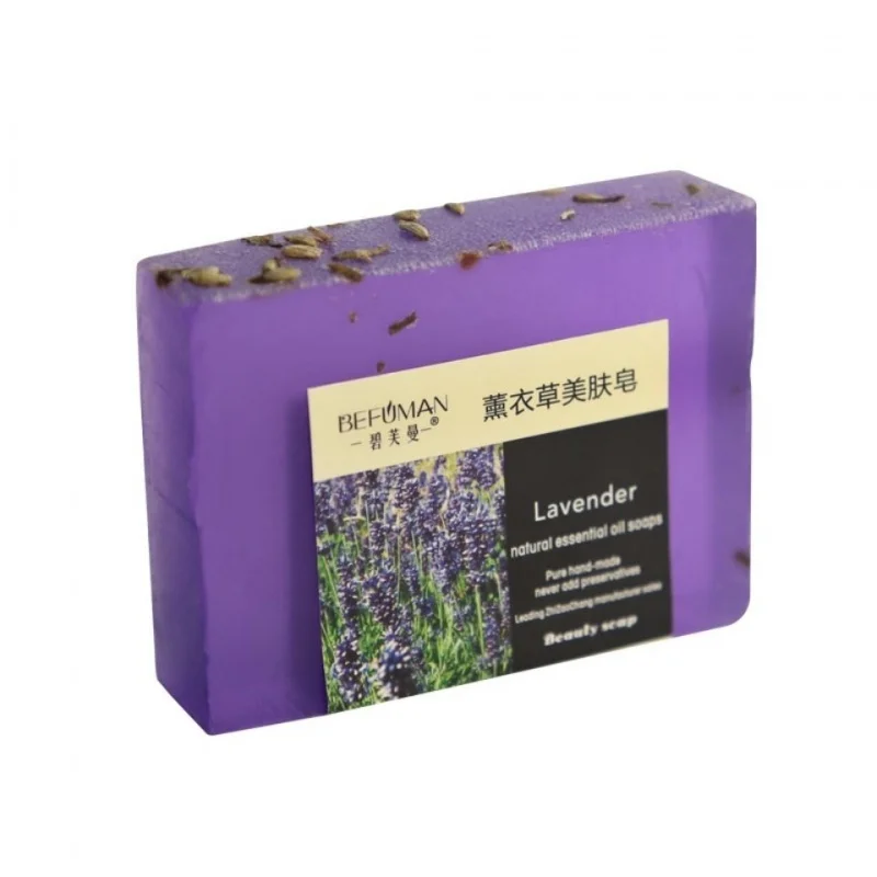Смягчающее мыло ручной работы с лавандой для удаления угрей