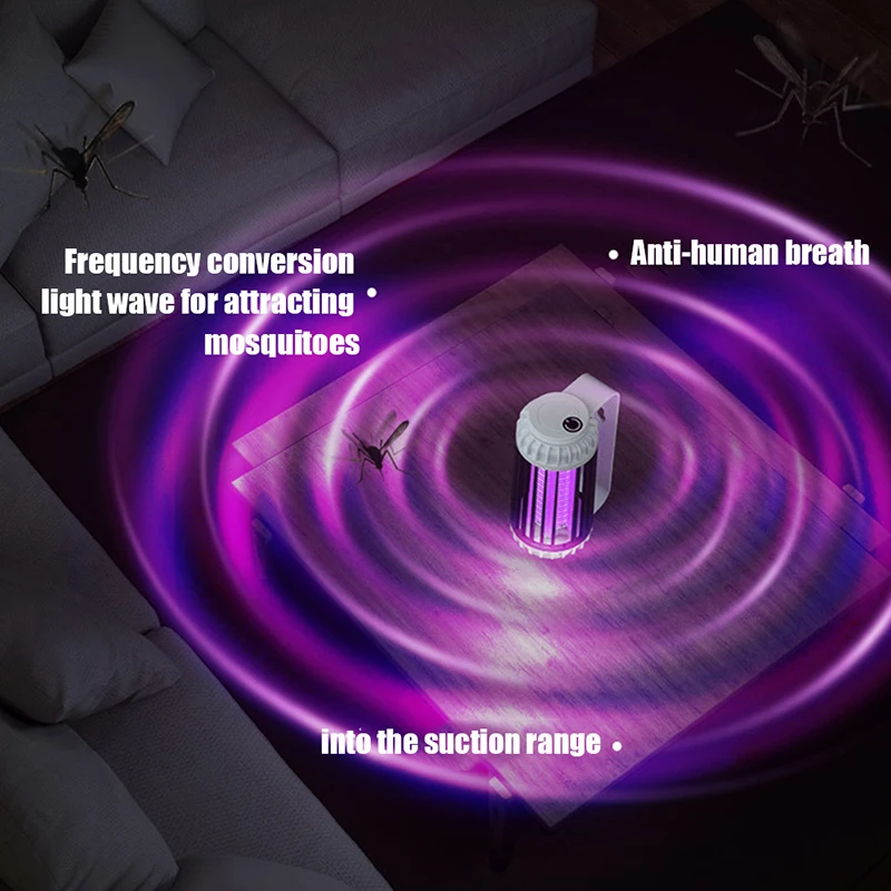 Mosquito Killer Lamp Electric Shock Photocatalyst Kill Bug Insect Zapper Home Repellent Usb Charging Outdoor Fly Trap |