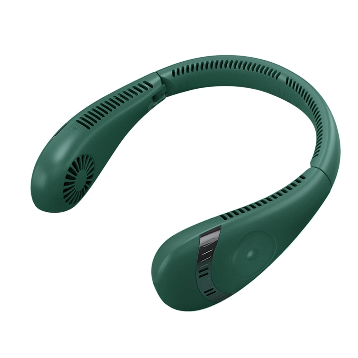

Leafless Hanging Neck Fan 360 Degree USB Rechargeable Mini Cooling Fan Portable Folding Sports Neck-Mounted Fan Green