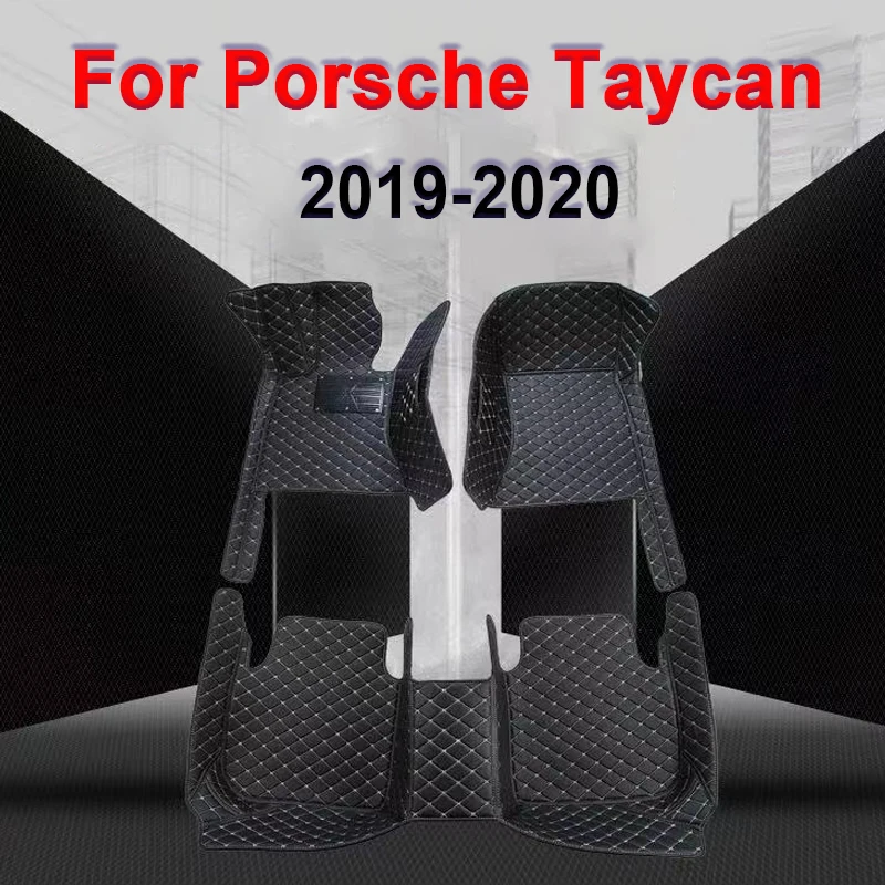 

Car floor mats for Porsche Taycan 2019-2020 Custom auto foot Pads automobile carpet cover