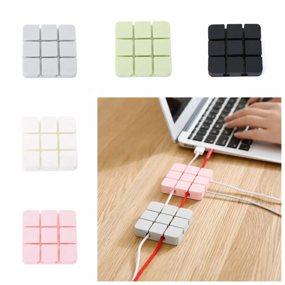 

1 шт. простой мягкий органайзер для кабеля передачи данных, не скользит, силиконовая намотка проводов, самоклеящийся зажим для зарядного провода, триммер для проводов