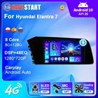 128G Android 10 автомобильный 4G WIFI радио навигация GPS для Hyundai Elantra 7 2020-2021 мультимедийный плеер Радио 2 Din DVD Carplay WIFI