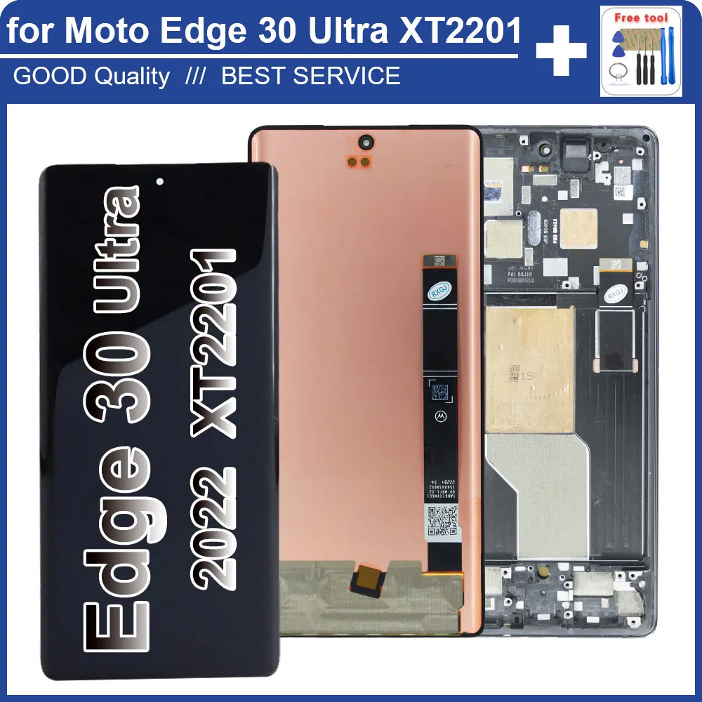 6 7-дюймовый ЖК-дисплей для Motorola Moto Edge 30 Ultra XT-2201 2022 сменный с дигитайзером