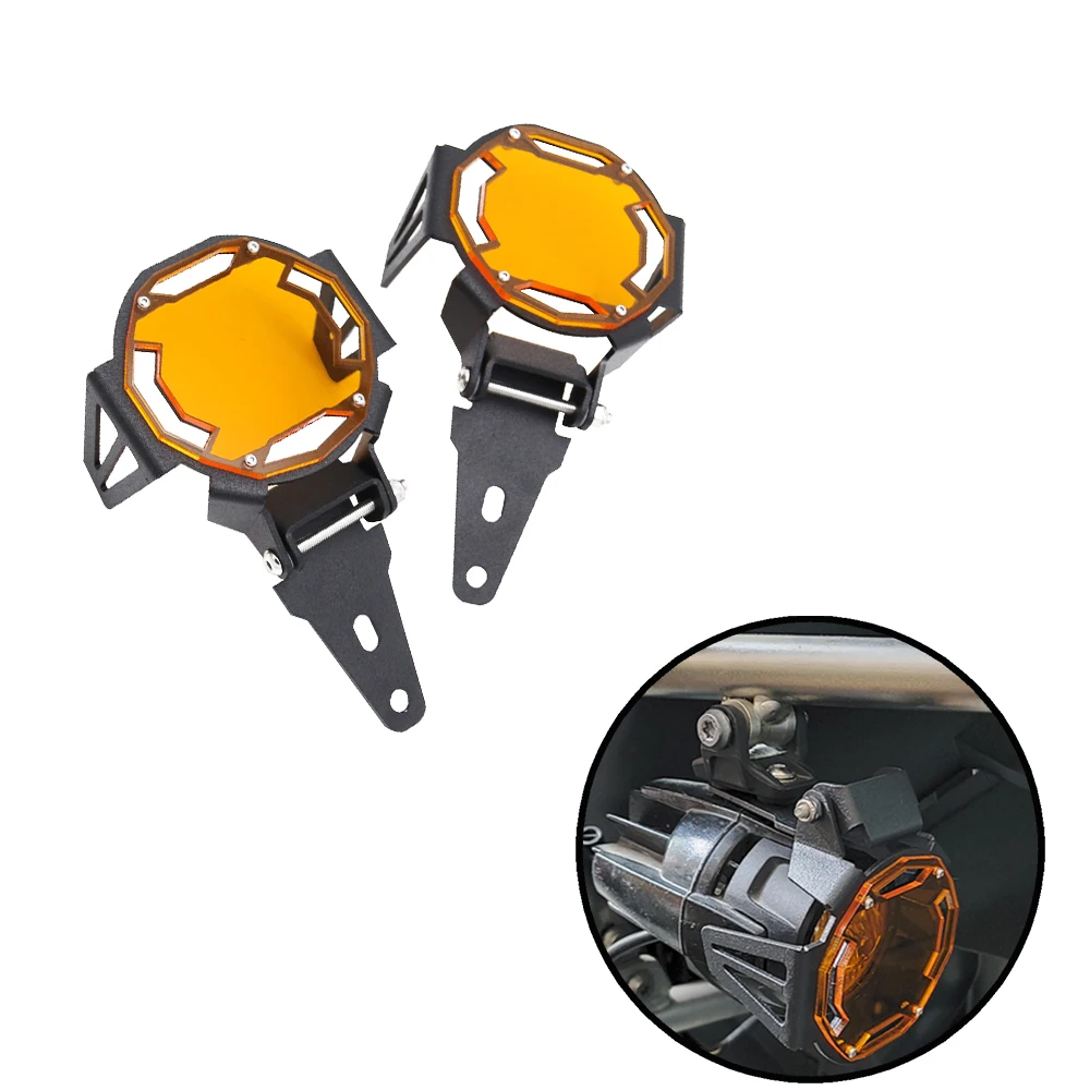 

Pokhaomin Fog Light Guard Cover More color Protection Cover Fit Fog Lamp Cover fOR BMW R1200GS Adventure LC R1250G