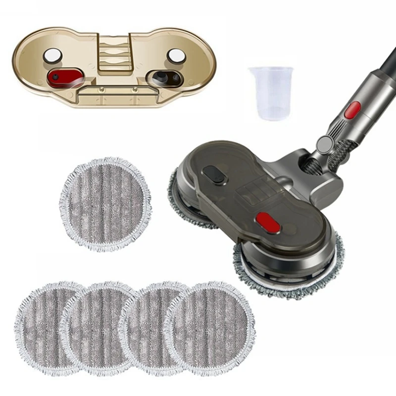 

Electric Wet Dry Mopping Head For Dyson V7 V8 V10 V11 Replaceable Parts With Water Tank Mop Pads Water Cup