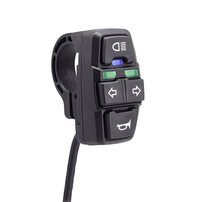 

3 in1 Horn Headlight Light Switches Waterproof Electric Bike Lamps Horn Switches Drop Shipping