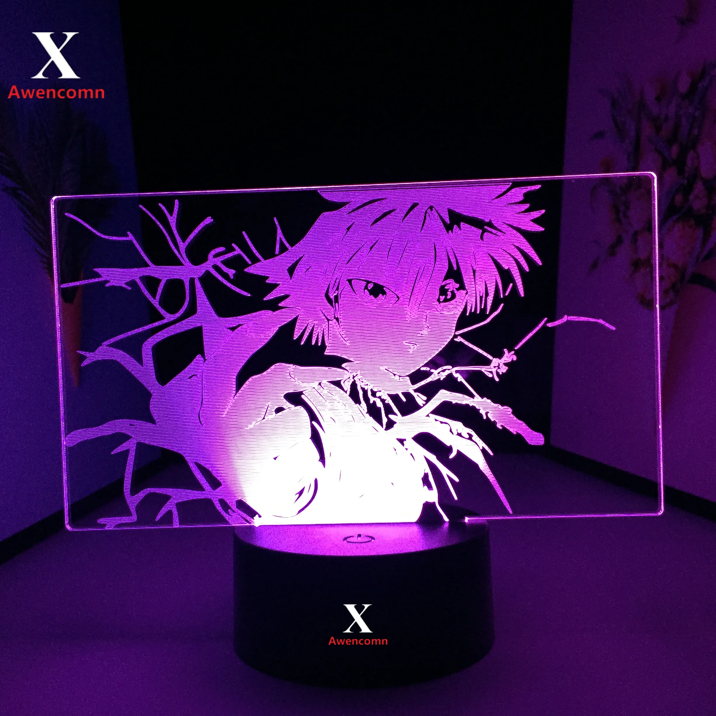 

Newest 3D LED Lamp Anime Hunter X Hunter Killua for Bedroom Decor Nightlight Birthday Gift Acrylic Night Light Killua Zoldyck