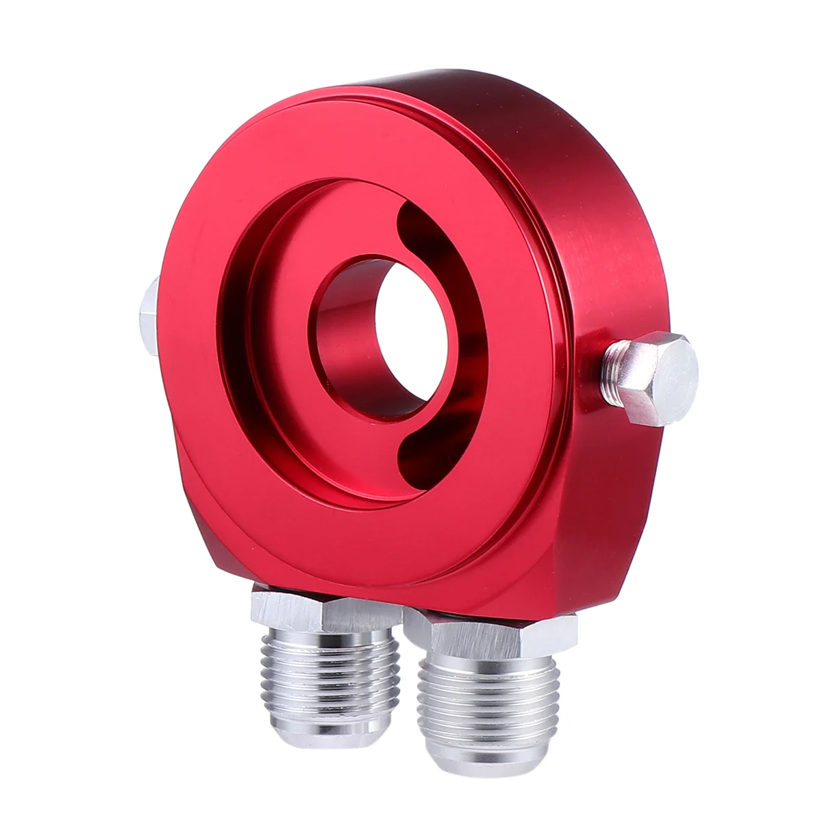 

1Pc Oil Temp Gauge Adapter Oil Pressure Gauge Adapter Car Oil Cooler Kit