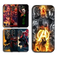 marvel avengers phone cases for samsung galaxy s22 s20 fe s20 lite s20 ultra s21 s21 fe s21 plus ultra soft tpu coque carcasa