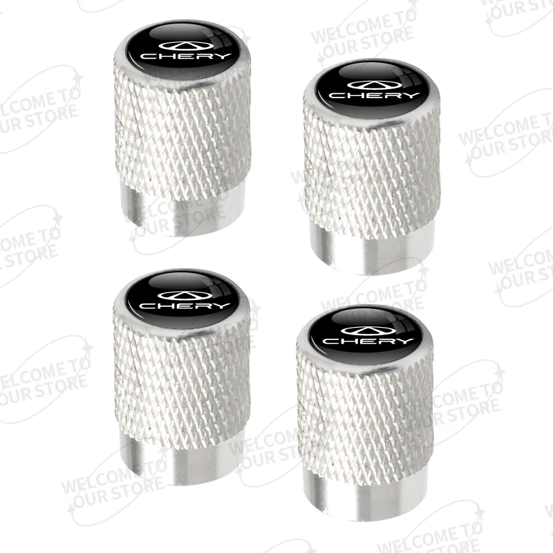 

Алюминий для Chery Changan Logo CS35 CS55 CS75 Plus Tiggo 3 5 7 Pro 4 шт. Автомобильный декор, колпачки для клапанов шин, крышка штока, аксессуары