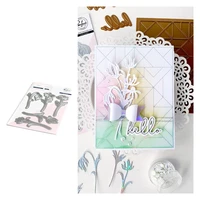 arrival 2022 spring artistic blossoms cutting dies diy craft paper envelope greeting card scrapbooking decoration embossing mold