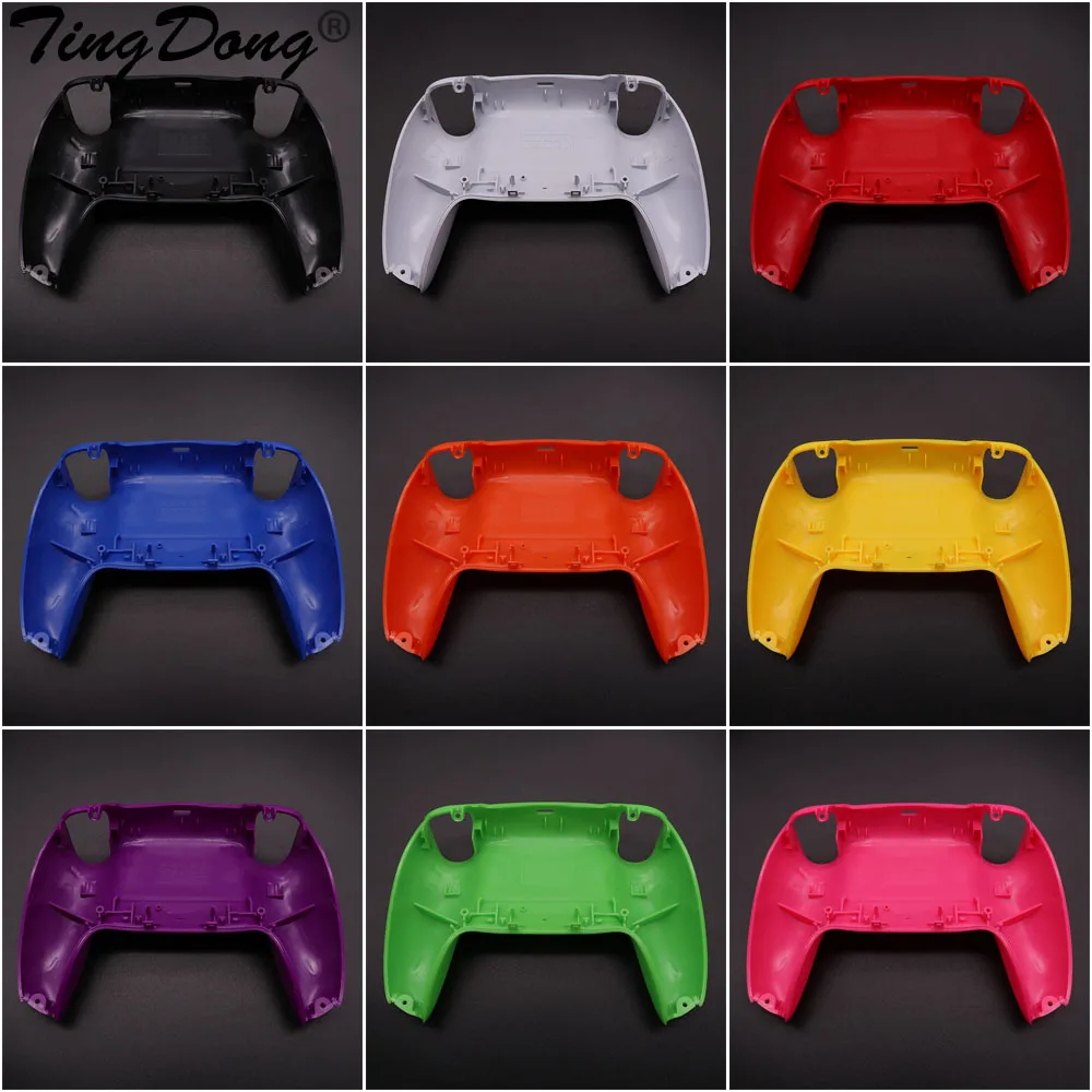 

TingDong Custom Back Housing Bottom Shell, Replacement Back Shell Cover Compatible with ps5 Controller