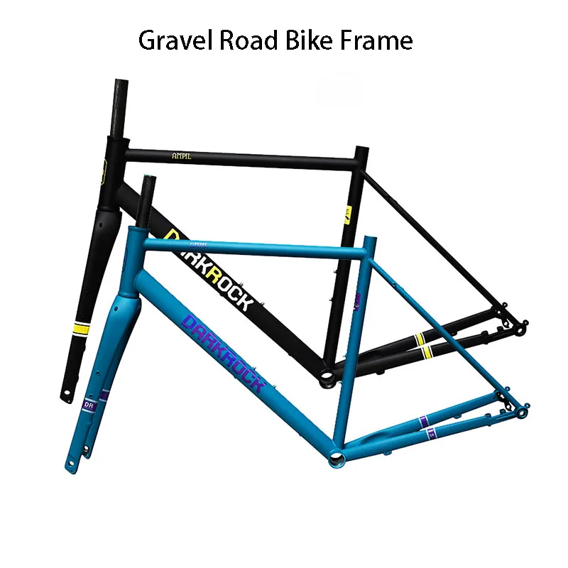 Et Cr-m0 4130 Steel Carbon Fork Longrider Road Bicycle Frame
