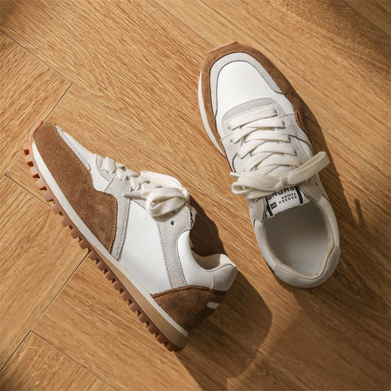 DIMANYU женские туфли из натуральной кожи новинка весны 2024 кроссовки