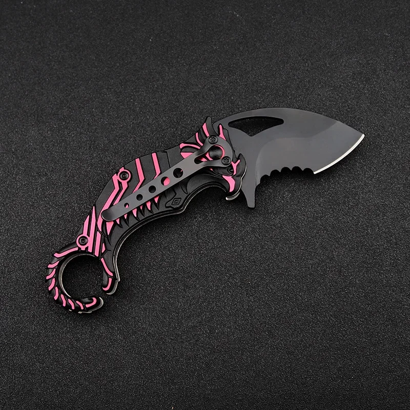Креативный мини складной нож для активного отдыха кемпинга выживания