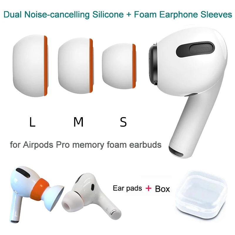 Сменные наушники-вкладыши из пены с эффектом памяти для Airpods | Электроника
