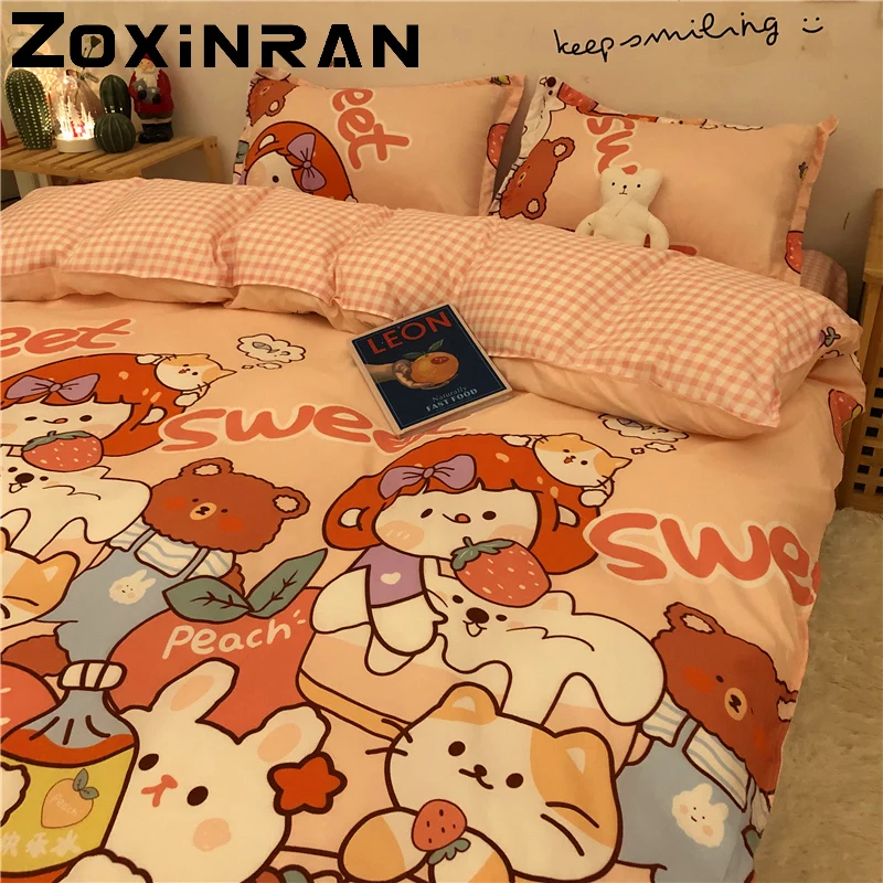 Anime for Matr...king Game Duvet Cover Family Single Bedspread Child Girl Sets of Linen | Bedding Set