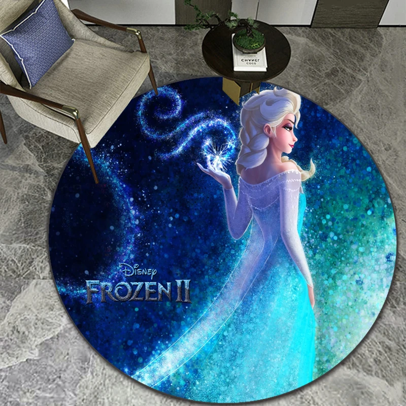 Детский игровой коврик Disney с Микки и Минни круглый ковер нескользящий для ванной