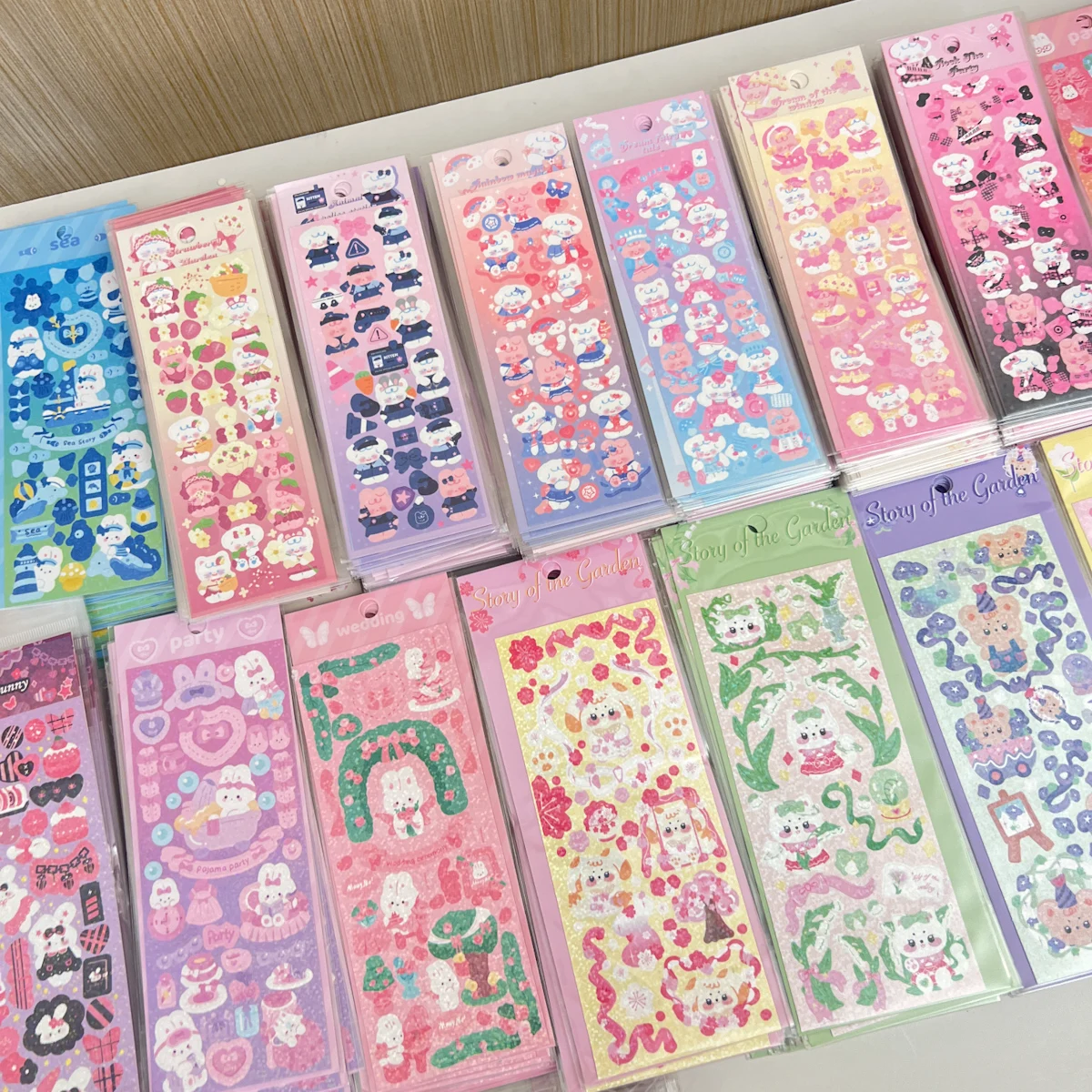 

Jellyplal BOBO Scrapbooking Stickers Full Set Journal Decor Lable Idol Kpop Stationery Postcards Cute Rabbit Sticker Suppli