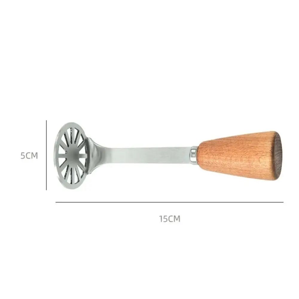Кухонный инструмент с деревянной ручкой машина для картофеля ручная
