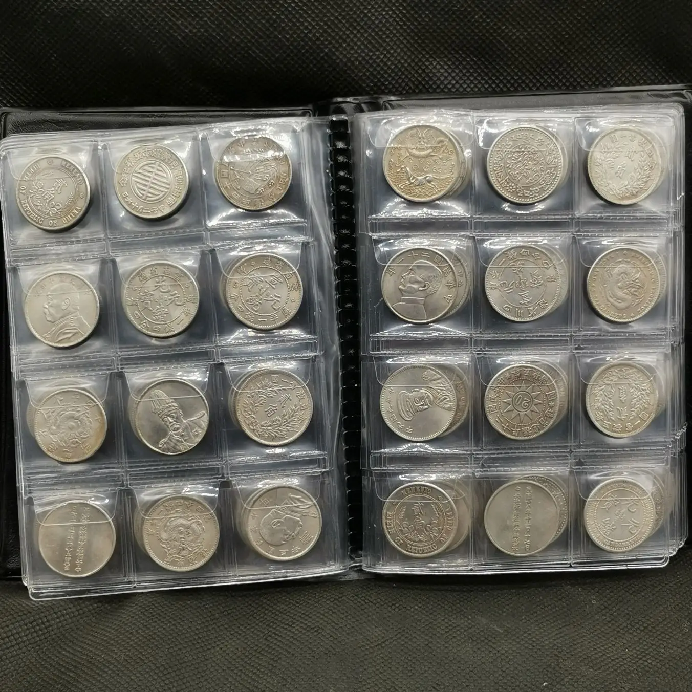 

120 Pieces/Ancient China Coins,Silver Dollar Of The Republic Of China In Set, Metal Handicraft Home Decoration