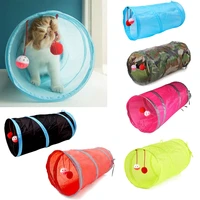cat tunnel toy funny pet 2 holes play tubes collapsible pipeline for kitten puppy ferrets rabbit plays dog totoro tunnels tubess