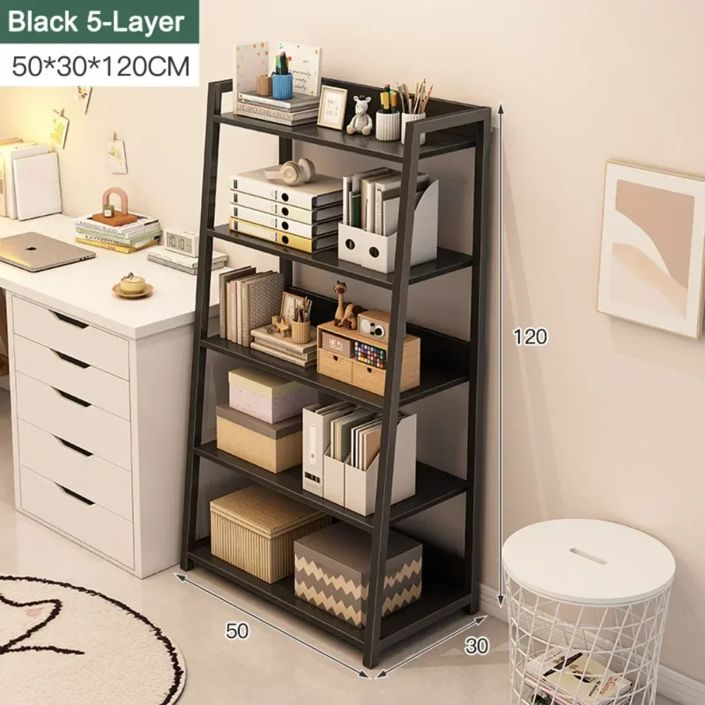 Открывающийся книжный шкаф для гостиной многоуровневый стеллаж хранения