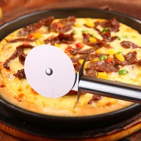 stainless steel pizza single wheel cut tools diameter 6 5cm household pizza knife cake tools wheel use for waffle cookies