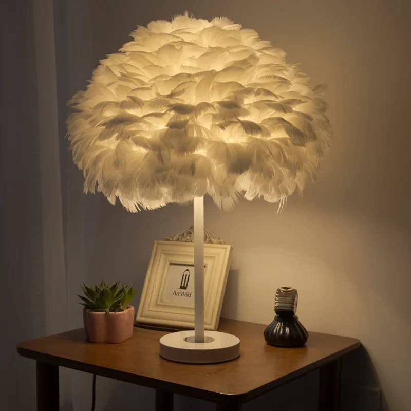 Lámpara de mesa candeeiro de mesa para el hogar, luz de flores,...
