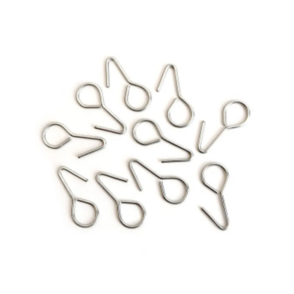 

100 Pcs Universal Metal Ring Tail S-Hooks For Car Truck SUV Auto Seat Covers Hot Hook Accessories New