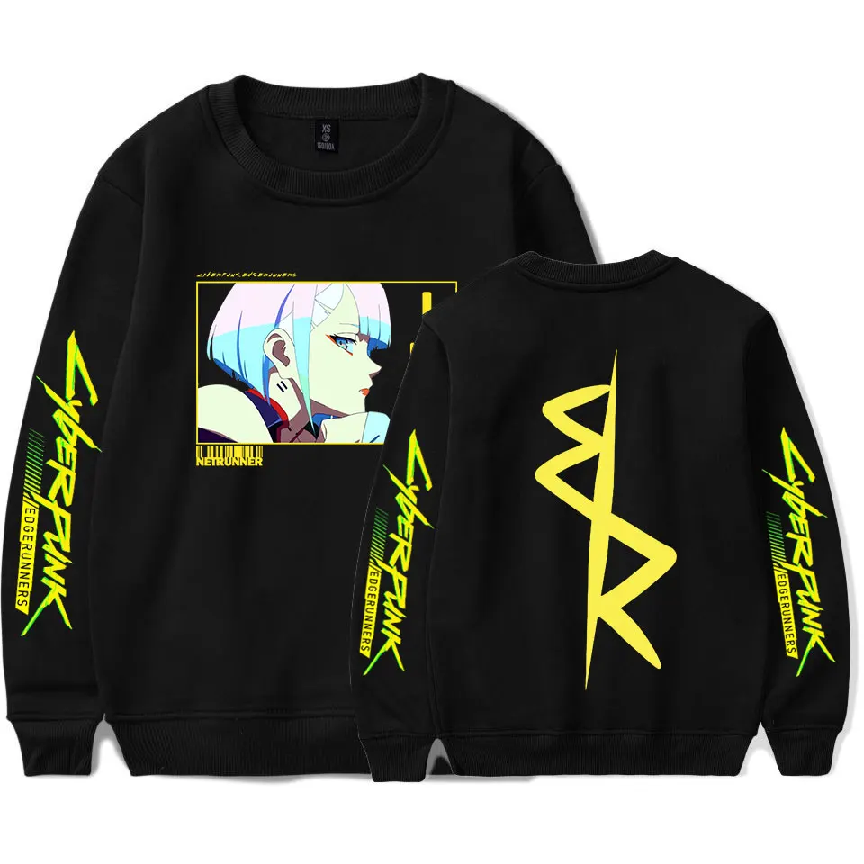 

Anime Lucy Cyberpunk Edgerunners Hoodie Women Men Fleece crewneck Sweatshirt Harajuku Streetwear Casual Cozy Tracksuit Oversized