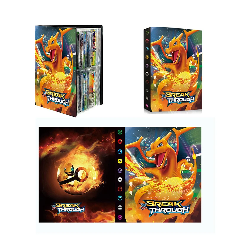 

2022 Pokemon Cards Latest Album Book Cartoon Anime New 240PCS Game Card VMAX GX EX Holder Collection Folder Kid Cool Toy Gift