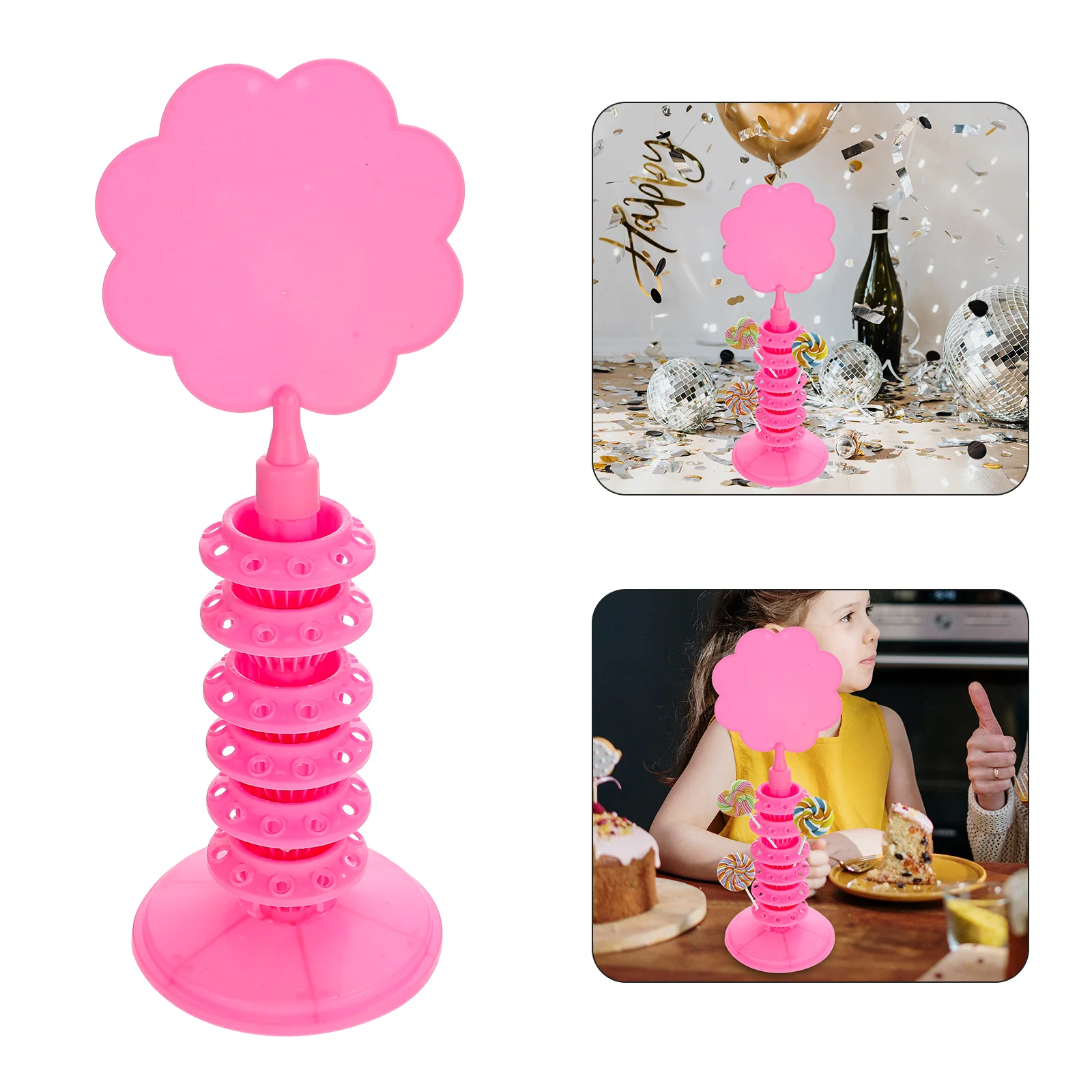 

Lollipop Stand Display Holder Cake Rackcandy Party Dessert Storagetablepops Decorative Shelf Baseshowing Sugar Wedding Stick