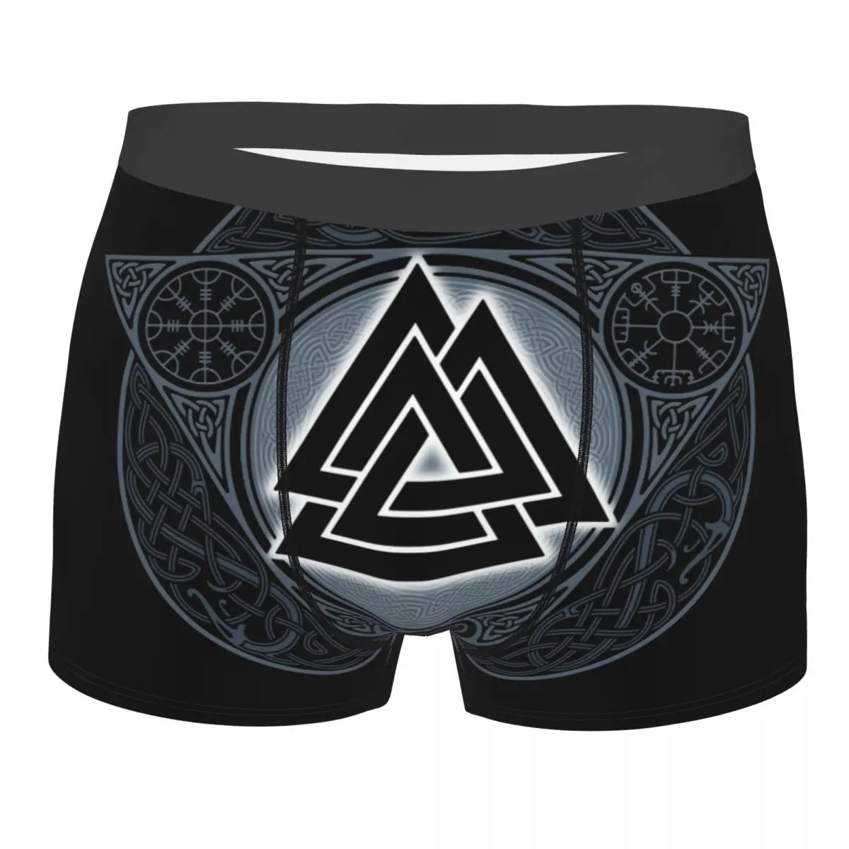

Valknut Ice Flame Vikings Valhalla Odin Men Underwear Boxer Shorts Panties Hot Soft Underpants for Homme S-XXL
