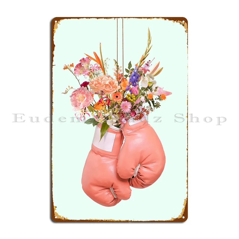 

Flower Power Metal Sign Printing Wall Decor Painting Garage Party Tin Sign Poster
