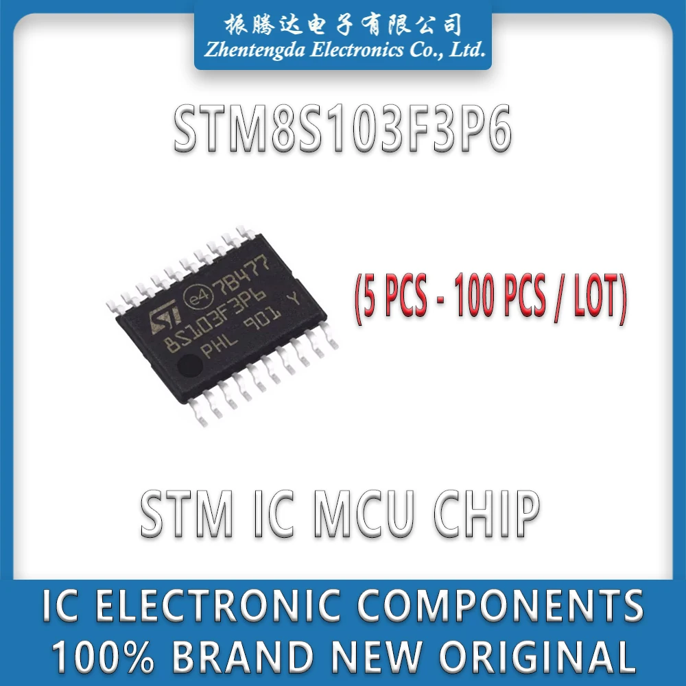 STM8S103F3P6 STM8S103F3 STM8S103F STM8S103 STM8S STM8 STM IC MCU Chip TSSOP-20